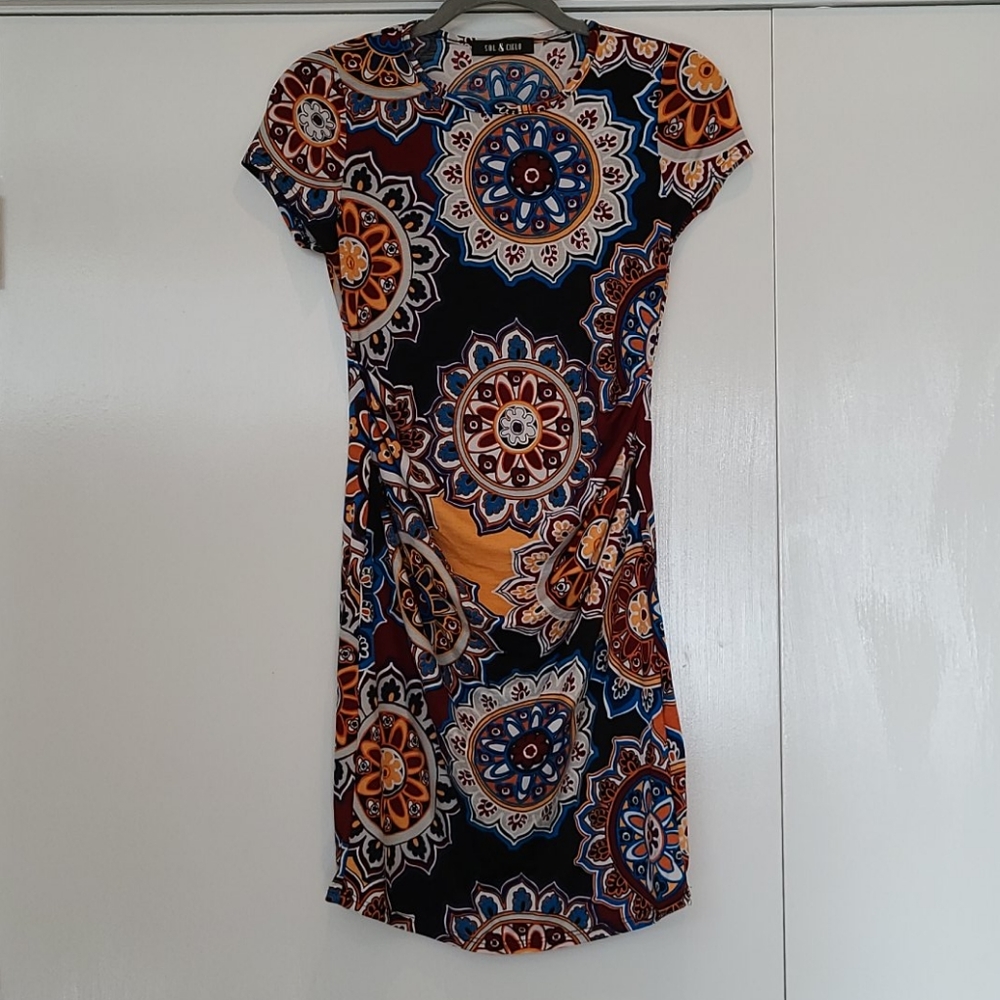 Sol & Cielo Ruched Maternity Dress